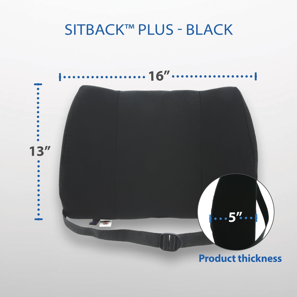 Coussin lombaire Sitback Plus 40 cm (16")