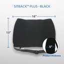 Coussin lombaire Sitback Plus 40 cm (16")