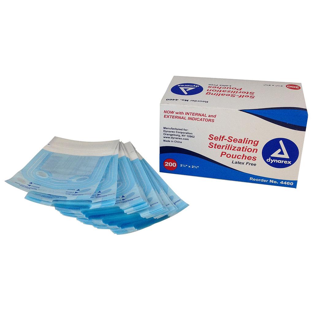 Self-sealing strerilization pouches [2.25" x 2.75"]