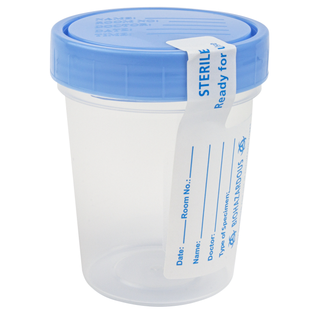 [116-577] Sterile sample containers, 4 oz. - box of 100