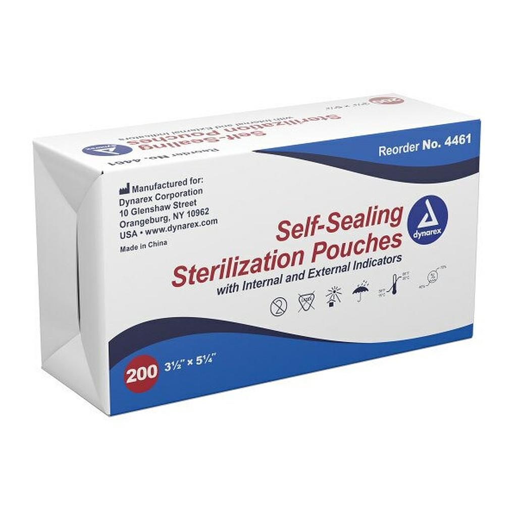 [116-101] Self-sealing strerilization pouches [3.50" x 5.25"]