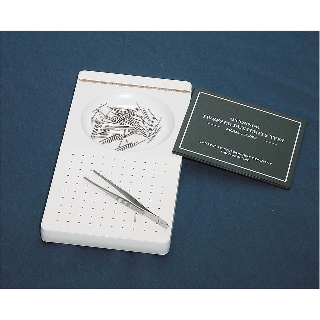 [104-339] O'Connor tweezer dexterity test 