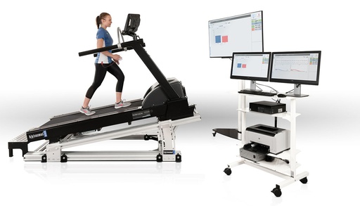 Gaitway 3D forces plate assembly