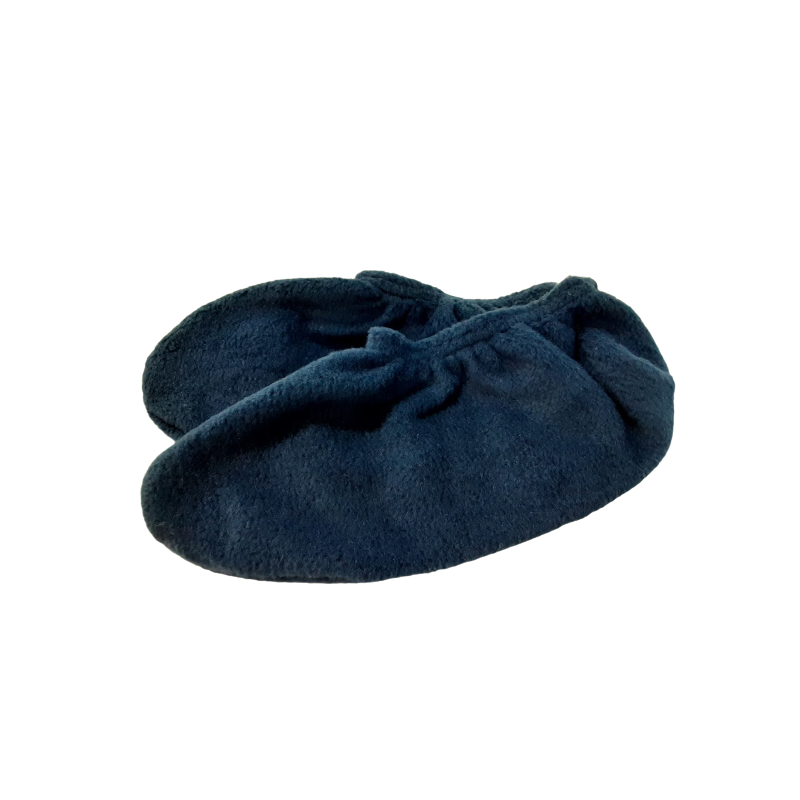 [108-056] Pantoufle en polar avec élastique à la cheville - Rég.: 12,00$